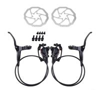 Sistema frenante idraulico ad alte prestazioni per mountain bike con pinze a doppio pistone e 2 dischi da 160 mm (anteriore sinistro)