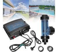 Sistema generatore di cloro per piscine d'acqua salata - Uscita cloro regolabile, ideale per piscine interrate e fuori terra