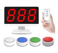 Sistema interattivo a quiz con telecomando e display, per coinvolgenti spettacoli di gioco, concorsi educativi e quiz divertenti per feste