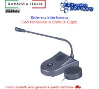 Sistema Interfonico Con Microfono a Collo Di Cigno