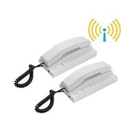 Sistema interfonico wireless, di interfono audio for ricevitori wireless 433 MHz che chiama citofono telefonico bidirezionale walkie-talkie for la casa della fabbrica dell'hotel dell'ufficio(2 pieces)
