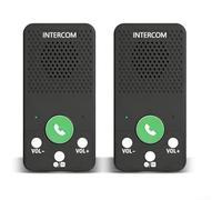 Sistema interfono wireless, bidirezionale completo per comunicazione DUPLEX, copertura 1000 Ft, volume personalizzabile e suonerie per utenti anziani a casa o in ufficio
