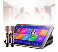 Sistema karaoke con microfono, connettività PC, funzione canto, controllo telefono, schermo, app, disco rigido integrato da 8 TB