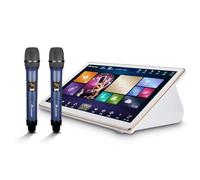 Sistema karaoke KTV con touch screen capacitivo 18.5, microfono wireless, amplificatore di potenza, controllo vocale intelligente AI, libreria di canzoni cloud 600K, capacità di archiviazione 1 TB