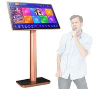 Sistema Karaoke professionale con touch screen 4K in 27 lingue, supporta 2 TB di spazio di archiviazione, ideale per feste in casa e bar