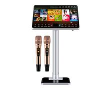 Sistema Karaoke professionale con touch screen capacitivo, microfono wireless, amplificatore di potenza, controllo app per telefonoMilioni di canzoni per casa e bar