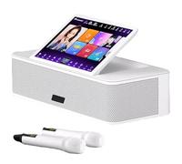 Sistema karaoke touchscreen da 14 pollici con 2 microfoni wireless, download di canzoni cloud ad alta velocità, supporta KTV, MP3, Bluetooth, uscita HDMI e archiviazione da 1 TB