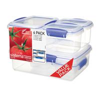 Sistema KLIP IT contenitori per alimenti a più pezzi Lunch box Confezione da 6