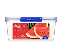 Sistema Klip It Plus Contenitore Polipropilene, Rettangolare, 0,45Lt, Antigoccia, Trasparente