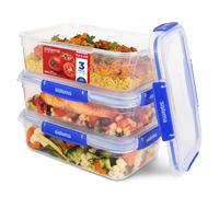 Sistema KLIP IT PLUS contenitori per alimenti | 2,2 L | Contenitori con 2.2L x 3