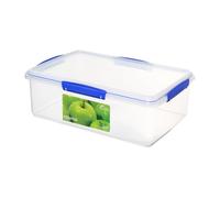 Sistema KLIP IT contenitore per alimenti | 7 L | Contenitore per alimenti per frigorifero/freezer con coperchio, impilabile ed ermetico | Plastica senza BPA | Clip blu | 1 pezzo