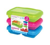Sistema KLIP IT Split - Contenitori salvafreschezza, 350 ml, 3 pezzi