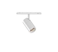 Faretto Binario Singolo Ego Alluminio Bianco 1 Luce 19W 3000K Luce Calda 1-10V