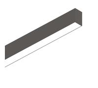 Sistema Lineare Fluo Wide Alluminio Nero Led 36W 4000K Luce Naturale L.180,5Cm