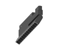 Sistema Magnetico Flessibile On-Off Ego Alluminio Nero 1 Luce 13W 3000K