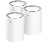 Sistema mesh 3 pack wi fi 6 ax3000 con porta 2 5 gbps copertura estesa rete dome