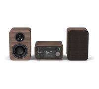 Pure Classic Stereo Mini - Das charmante Micro-Stereo-System, Kaffee Braun/Walnuss