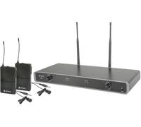 Sistema Microfonico Wireless Dual UHF Con Cintura, 863.3MHz + 864.3MHz - CHORD