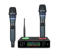 Sistema microfonico wireless professionale con anti-feedback