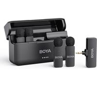Sistema Microfono Wireless BOYA BY-V4 - Qualità audio professionale a 4 canali - Nouvo