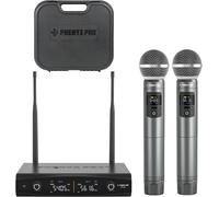 Sistema Microfono Wireless in Metallo Con Custodia, Microfoni Dinamici Palmari S
