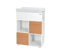 SISTEMA MODULARE DOMINO STRUTTURA BIANCA + 2 ANTE NATURALI - ITALBABY