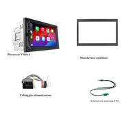 Sistema multimediale Wireless 6.75'' AA CP per Peugeot 307 serie 2001 - 2008 ...