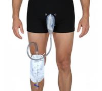 Sistema orinatoio maschile con sacca per le gambe, dispositivo per incontinenza maschile con comodo catetere esterno in silicone S..