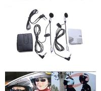 Sistema per casco da moto, interfono per moto a 2 vie, walkie-talkie anteriore e posteriore per moto,
