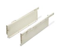 Sistema per Cassetti MetallBox Altezza Telaio: 118 mm/Lunghezza Nominale: 400 mm bianco crema Cassetto Guide per