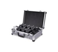 Sistema per visite guidate Rondson WT-300E Pack da 2 trasmittenti e 22 ricevitori con valigia di carica da 24 postazioni, perfetto per visite guidate