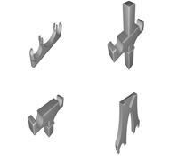 Sistema Portabobine Filamento Mark II Guida Binario Supporto Asse Stampante 3D