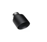 Sistema punta silenziatore per auto in acciaio inossidabile nero opaco, tubo di scarico universale per VW GTI MK7 ugello di scarico per Golf 7(ID51MMOD101MM)