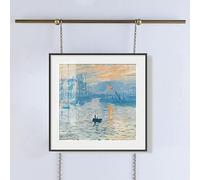 Sistema regolabile per appendere quadri per opere d'arte pesanti, facile installazione per la decorazione di casa, museo, galleria
