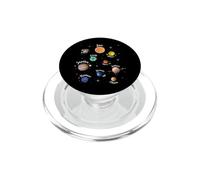 Sistema solare Conoscenza Pianeti Spazio Scienza Bambini PopSockets PopGrip per MagSafe