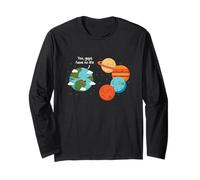 Sistema Solare Nessuna Vita Terra VS Pianeti Spazio Galassia Cosmo Maglia a Manica