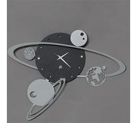 Sistema solare orologio da parete nero grigio 50cm