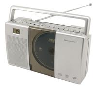 Sistema Stereo Portatile Soundmaster RCD1185 Digital FM CD Grigio