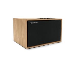 Sistema stereo Thomson WS302 2.1 - Bluetooth - Potenza musicale 50 W - Colore legno