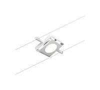 Paulmann 94423 Sistema a fune LED spot MacLED DC incl. 1x4,5 Watt ampliabile bianco, cromo fune metallica metallo 3000 K