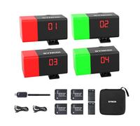 Sistema Tally Light SYNCO 4, Leggero - Portata Wireless 1000m - Tecnologia LoRa 2.4G per Studio e Live - Compatibile vMix - Supporto 32 Indicatori Bicolore