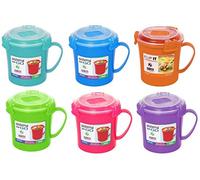 Sistema - Tazza Klip it, per microonde, 565 ml, colori assortiti Confezione originale