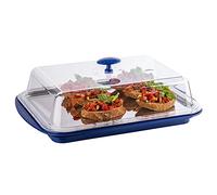 APS Thermo-Set 5 pezzi - Set di vassoi di alta qualità composto da un vassoio robusto, un vassoio in acciaio inossidabile, due accumulatori di raffreddamento e una cappa di freschezza