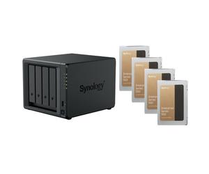 Sistema testato ed espandibile con disco rigido interno Synology DS925+ 4x HDD NAS 4-Bay 2.5GbE