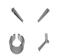 Sistema Tip-Up Pesca Ghiaccio per Trappola Victor Flag Holder Stampato 3D