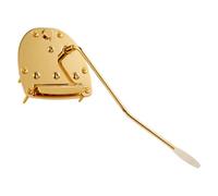 Sistema tremolo per chitarra elettrica, cordiera vibrato con braccio tremolo Whammy Bar per Jaguar/Jazzmaster con pulsante di blocco, oro