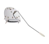 Sistema tremolo per chitarra elettrica, ponte vibrato cordiera con braccio tremolo Whammy Bar per Jaguar/Jazzmaster con pulsante di blocco cromato