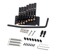 Sistema tremolo per chitarra senza testa Set con viti di montaggio Cordiera 6/7 corde Parti di ricambio per chitarra elettrica 6/7 corde Ponte per chitarra senza testa Set di dispositivi per chitarra