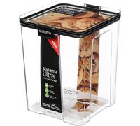 Sistema Tritan Quadrato Ultra Contenitore Trasparente Nero Vetro Plastica