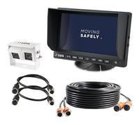 Sistema Twin Di Telecamera LUIS 7" Professionale, Bianco, Cavo 20 M